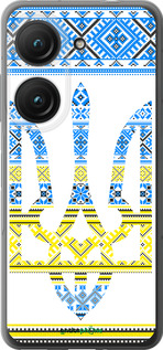 Силиконовый чехол Герб - вышиванка желто-голубая для Asus Zenfone 9 - 1197u-2842 изображение 