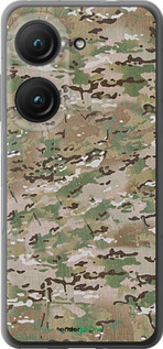 Силиконовый чехол Камуфляж v5 для Asus Zenfone 9 - 1201u-2842 изображение 