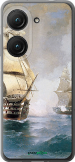 Силиконовый чехол Айвазовский. Корабли для Asus Zenfone 9 - 160u-2842 изображение 