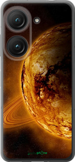 Силиконовый чехол Жёлтый Сатурн для Asus Zenfone 9 - 170u-2842 изображение 