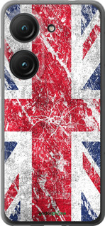 Силиконовый чехол Флаг Великобритании 1 для Asus Zenfone 9 - 386u-2842 изображение 