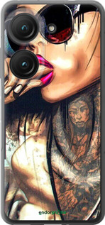 Силиконовый чехол Девушка в тату для Asus Zenfone 9 - 4001u-2842 изображение 