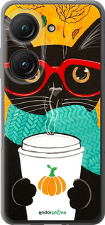 Силиконовый чехол Осенний кот для Asus Zenfone 9 - 4026u-2842 изображение 