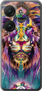 Силиконовый чехол Люминесцентный лев для Asus Zenfone 9 - 4037u-2842 изображение 