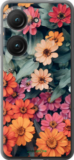 Силиконовый чехол Beauty flowers для Asus Zenfone 9 - 4050u-2842 изображение 
