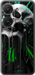 Силіконовий чехол Череп-годинник для Asus Zenfone 9 - 4100u-2842 изображение 