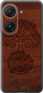 Силиконовый чехол Узор дерева для Asus Zenfone 9 - 4119u-2842 изображение 