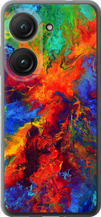 Силиконовый чехол Акварель на холсте для Asus Zenfone 9 - 4150u-2842 изображение 