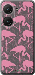 Силиконовый чехол Vintage-Flamingos для Asus Zenfone 9 - 4171u-2842 изображение 