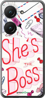 Силиконовый чехол she's the  boss для Asus Zenfone 9 - 4254u-2842 изображение 
