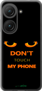 Силиконовый чехол Don't touch the phone для Asus Zenfone 9 - 4261u-2842 изображение 