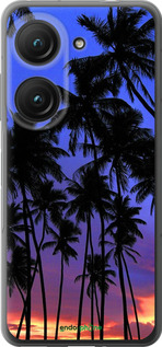 Силиконовый чехол Пальмы для Asus Zenfone 9 - 4324u-2842 изображение 