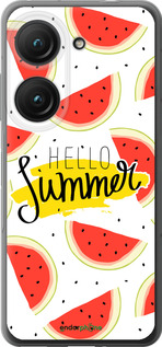 Силиконовый чехол Hello Summer для Asus Zenfone 9 - 4356u-2842 изображение 