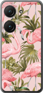 Силиконовый чехол фламинго 2 для Asus Zenfone 9 - 4360u-2842 изображение 
