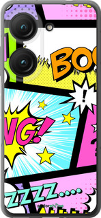 Силиконовый чехол Комикс 1 для Asus Zenfone 9 - 4407u-2842 изображение 