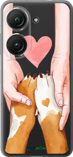 Силиконовый чехол Дружба для Asus Zenfone 9 - 4410u-2842 изображение 