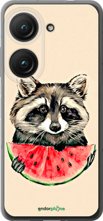 Силиконовый чехол Енотик с арбузом для Asus Zenfone 9 - 4605u-2842 изображение 
