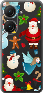 Силиконовый чехол Новогодний 1 для Asus Zenfone 9 - 4614u-2842 изображение 