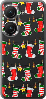 Силиконовый чехол Новогодний 9 для Asus Zenfone 9 - 4622u-2842 изображение 