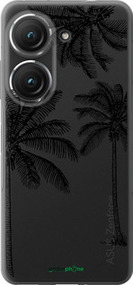 Силиконовый чехол Пальмы1 для Asus Zenfone 9 - 4634u-2842 изображение 