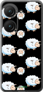 Силиконовый чехол Овечки1 для Asus Zenfone 9 - 4637u-2842 изображение 