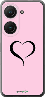 Силіконовий чехол Серце 1 для Asus Zenfone 9 - 4730u-2842 изображение 