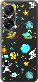 Силиконовый чехол Космос для Asus Zenfone 9 - 4735u-2842 изображение 