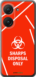 Силиконовый чехол biohazard 27 для Asus Zenfone 9 - 4843u-2842 изображение 