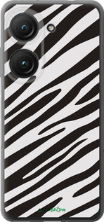 Силиконовый чехол Классическая зебра для Asus Zenfone 9 - 4874u-2842 изображение 