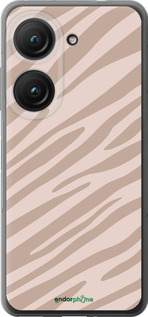 Силиконовый чехол Зебра беж для Asus Zenfone 9 - 4875u-2842 изображение 