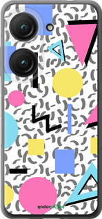 Силиконовый чехол Color shapes для Asus Zenfone 9 - 4893u-2842 изображение 