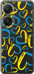 Силиконовый чехол Сердца UA для Asus Zenfone 9 - 5292u-2842 изображение 