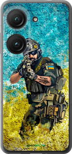 Силиконовый чехол Воин ЗСУ для Asus Zenfone 9 - 5311u-2842 изображение 