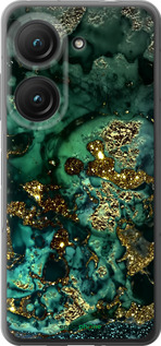Силіконовий чехол Мармур золото багатство для Asus Zenfone 9 - 5419u-2842 изображение 