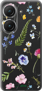 Силиконовый чехол Цветочный фон v2 для Asus Zenfone 9 - 5472u-2842 изображение 