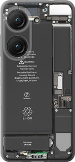 Силиконовый чехол Детали смартфона для Asus Zenfone 9 - 5487u-2842 изображение 