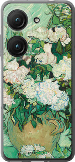 Силиконовый чехол Винсент Ван Гог. Ваза с розами для Asus Zenfone 9 - 5543u-2842 изображение 