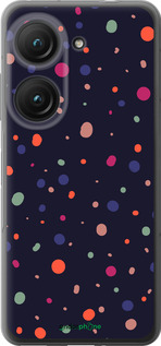 Силиконовый чехол Горошек v2 для Asus Zenfone 9 - 5599u-2842 изображение 