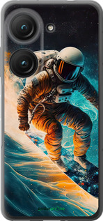 Силиконовый чехол Сноубордист для Asus Zenfone 9 - 5604u-2842 изображение 