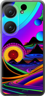 Силиконовый чехол Абстракция v3 для Asus Zenfone 9 - 5620u-2842 изображение 