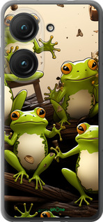 Силиконовый чехол Жабки для Asus Zenfone 9 - 5656u-2842 изображение 