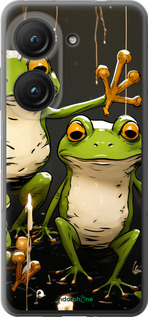 Силиконовый чехол Жабки 2 для Asus Zenfone 9 - 5657u-2842 изображение 