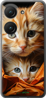 Силіконовий чехол Котики 2 для Asus Zenfone 9 - 5664u-2842 изображение 