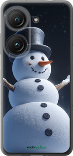 Силиконовый чехол Снеговик для Asus Zenfone 9 - 5826u-2842 изображение 