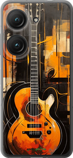 Силиконовый чехол Чехол для телефона Оранжевая Гитара для Asus Zenfone 9 - 5934u-2842 изображение 