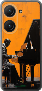 Силиконовый чехол Чехол для телефона Мужчина за Роялем для Asus Zenfone 9 - 5938u-2842 изображение 