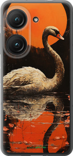Силиконовый чехол Лебедь для Asus Zenfone 9 - 5964u-2842 изображение 