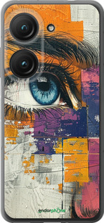 Силиконовый чехол Цветная фреска для Asus Zenfone 9 - 6032u-2842 изображение 