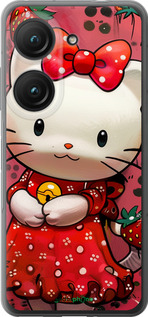 Силиконовый чехол hello kitty1 для Asus Zenfone 9 - 6036u-2842 изображение 