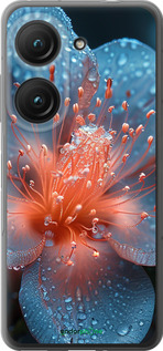 Силиконовый чехол Роса на цветке для Asus Zenfone 9 - 6039u-2842 изображение 